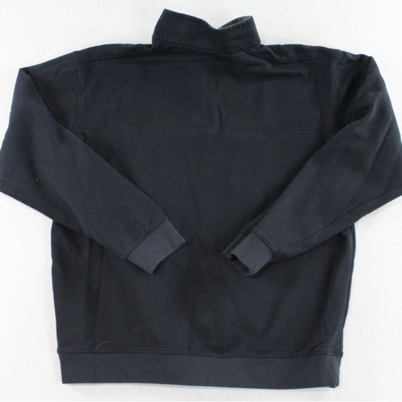 Columbia Men Charcoal Quarter-Zip Fleece Long Sleeve Mock Neck Size Large - Picture 2 of 8